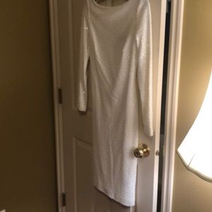 Ralph Lauren White Sequined Size 0